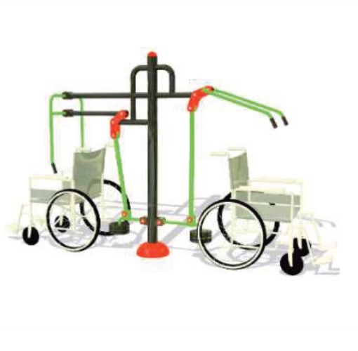 Chest & Solder Press For Handicapped User