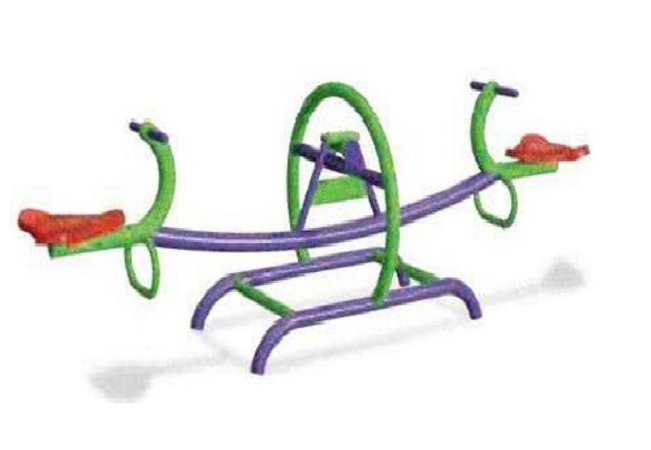 SINGLE  BAR SPRING SEE-SAW